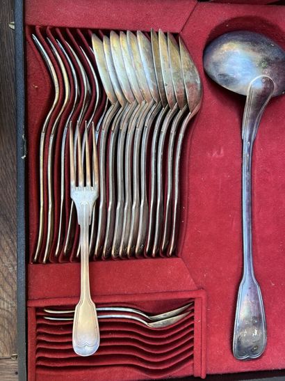 Lot of silver plated metal.