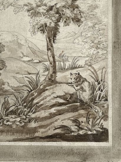 MAUGIN, 19th century

Study for a Gobelins...