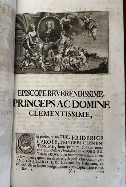 Codex Theodosianus cum Comment. Gothofredi...