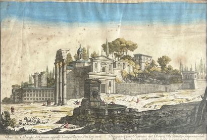 Suite of five optical views, 18th century

Representing...