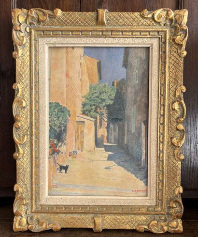 L. RAVERAT

The cat 

Watercolor 

35,5 x...