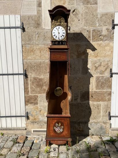 Comtoise in painted wood, 2nd half of the...