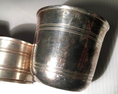 PUIFORCAT

Goblet and napkin ring in silver...