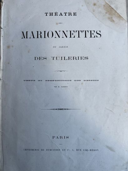 Puppet Theatre, Paris, 1863 

In-4

Brown...