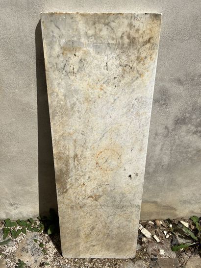 White marble from a secretary

H.110, W.38,...