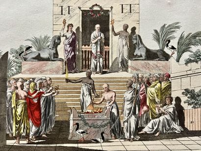 Series of three neo-classical engravings

Thematic...