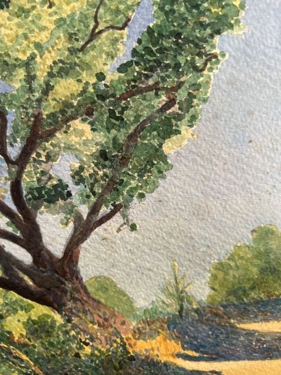 L. RAVERAT 

Landscape of the south of France...