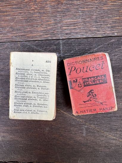 French-Italian pocket dictionary, POUCET,...