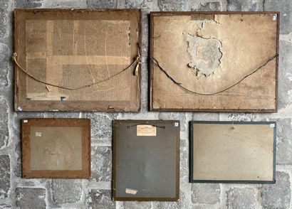 Five engravings or reproductions in the taste...