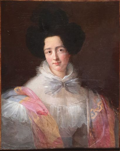 French school around 1840

Woman with a white...