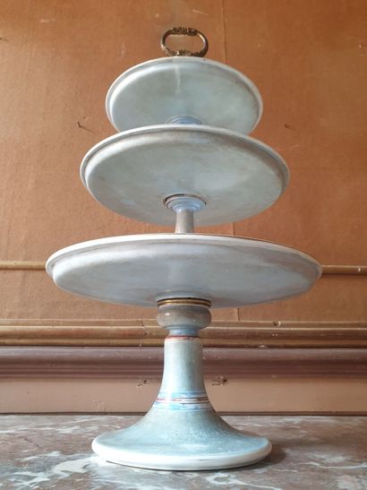 SEVRES, 1860

Porcelain dumb waiter with...