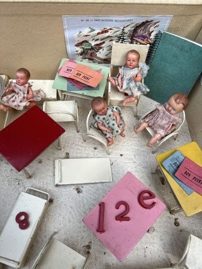Lot of three educational games of the 60s...
