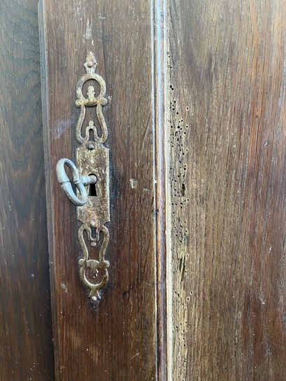 Small cupboard in natural wood XXth c. H...