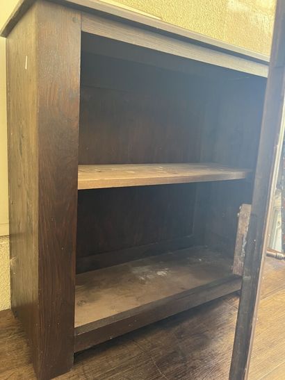 Small cupboard in natural wood XXth c. H...