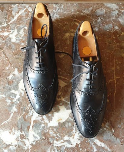 Pair of John Lobb marqie Richelieu shoes...