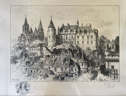 Alfred Robida, 20th century

Views of Loches,...