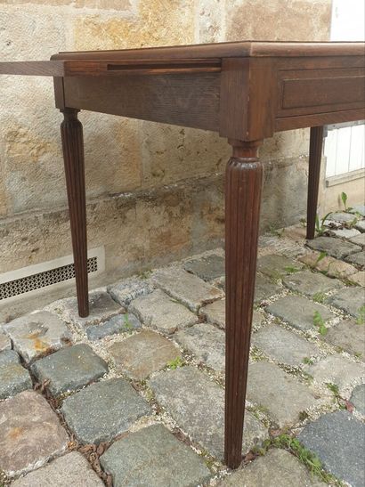 Mahogany and mahogany veneer rectangular...
