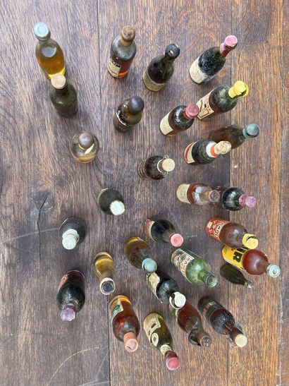 Various alcohol mignonettes, circa 1960