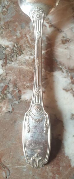 Christofle silver-plated household set circa...