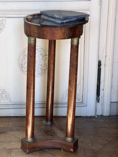 Empire style mahogany and mahogany veneer...