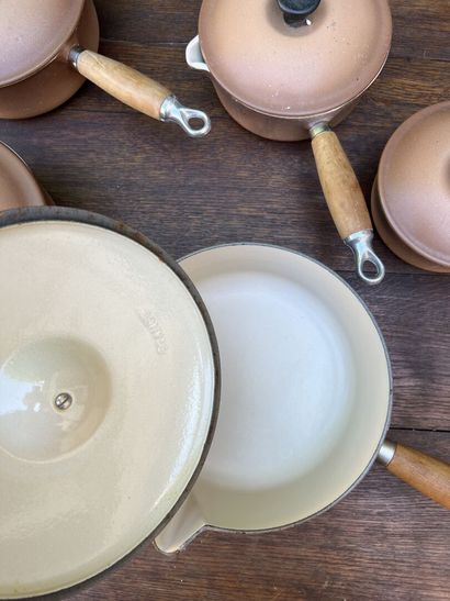 Set of 5 Le Creuset pans