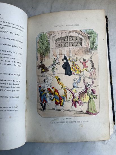 Puppet Theatre, Paris, 1863 

In-4

Brown...