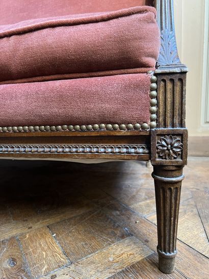 Small bench in the Louis XVI style

H.86,...