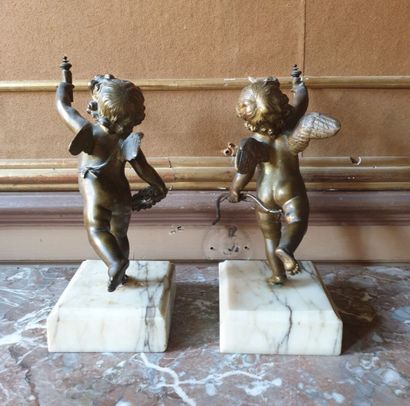 French school around 1850

Pair of cherubs...