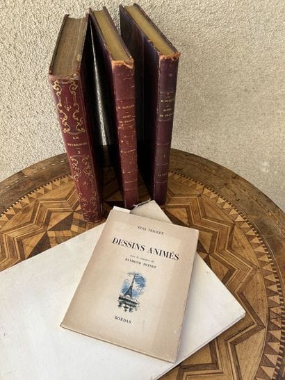 Lot of five books including: 

- Elsa Triolet's...