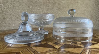 Candy jar in crystal, XIXth century

Shaft...