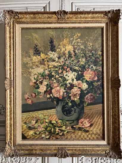 In the taste of RENOIR 

Bouquet of flowers,...