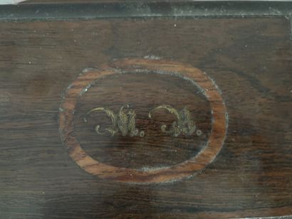 Rosewood and rosewood veneer case, Louis...