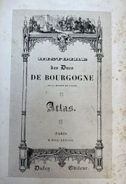 DE BARANTE, Histoire des ducs de Bourgogne...