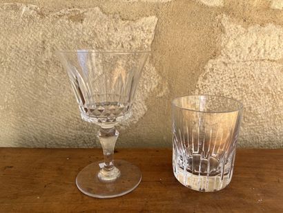 BACCARAT

Part of service of crystal glasses

H.15...