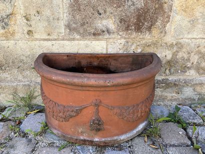 Pair of terracotta planters, Tuscany XXth...