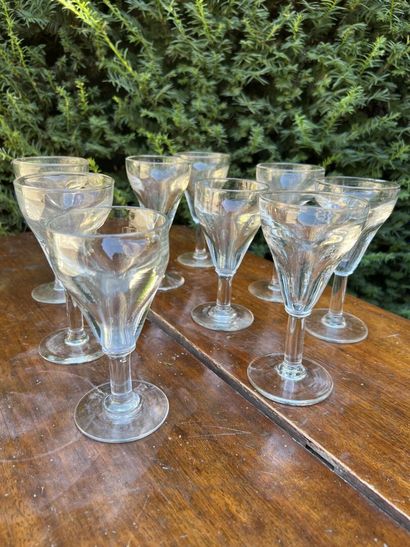 Set of glasses and carafes