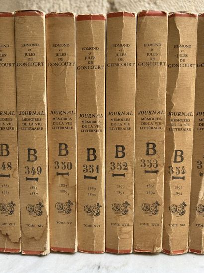 Edmond and Jules de Goncourt 

22 volumes...