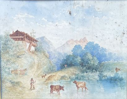 E. Desforges, 19th century

Landscapes

Pair...