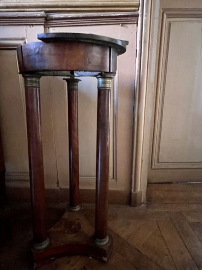 Empire style mahogany and mahogany veneer...