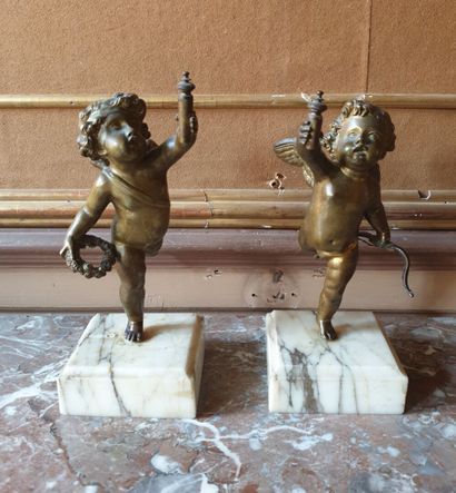 French school around 1850

Pair of cherubs...