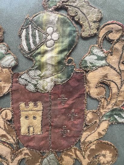 Coat of arms in embroidery of application...