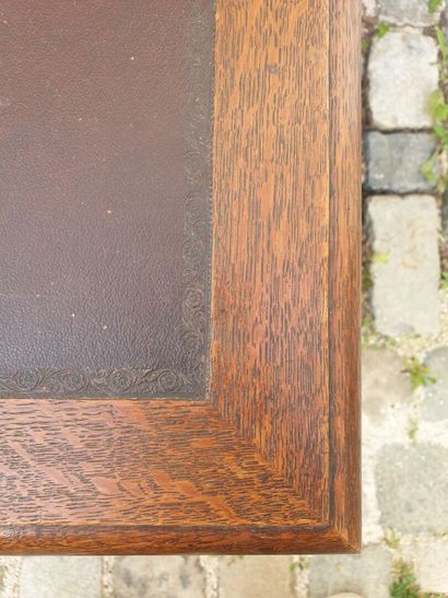 Mahogany and mahogany veneer rectangular...