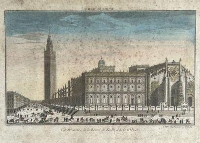 Suite of five optical views, 18th century

Representing...