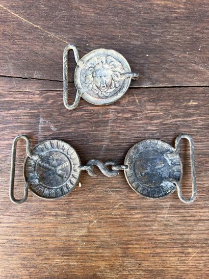 Belt buckle of an artillery officer, 19th...