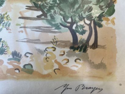 Yves Brayer (1907-1990)

Spring view

Lithograph...