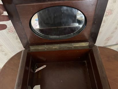 Rosewood and rosewood veneer case, Louis...