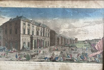 Suite of five optical views, 18th century

Representing...