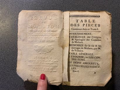 WORKS OF MOLIERE

NEW EDITION

with the life...