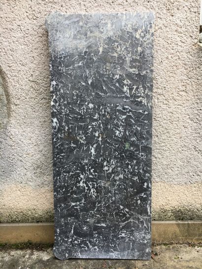 Grey molded secretary marble

W. 39, H. 94,...