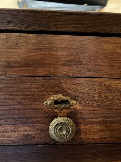 Writing desk in natural wood XIXth c. 

H....